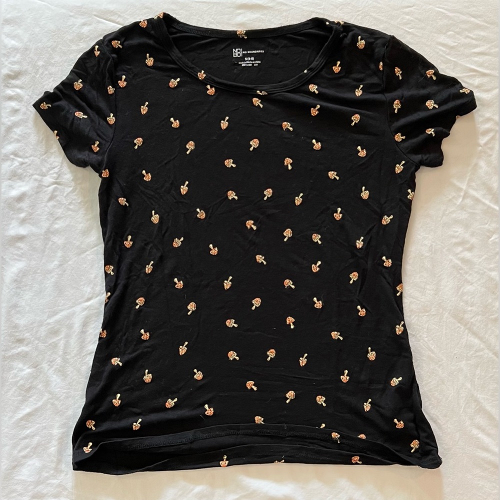 Black Mushroom Shirt